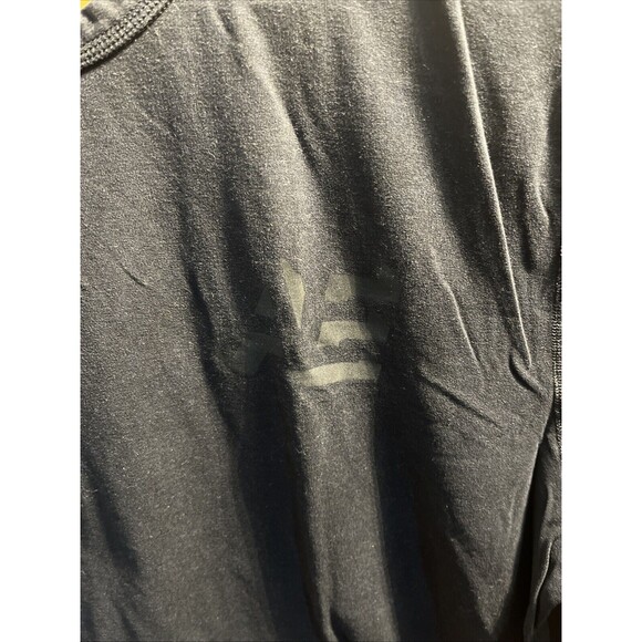 American Eagle Outfitters Flex Men Black Medium T-shirt Short Sleeve Crew Neck - Picture 3 of 12